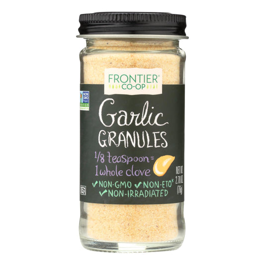 Frontier Herb Garlic - Granules - 2.70 Oz | OnlyNaturals.us