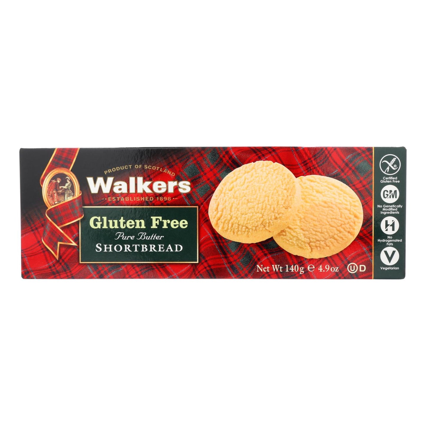 Walkers Shortbread Short Bread Cookies - Round - Case Of 6 - 4.9 Oz. | OnlyNaturals.us