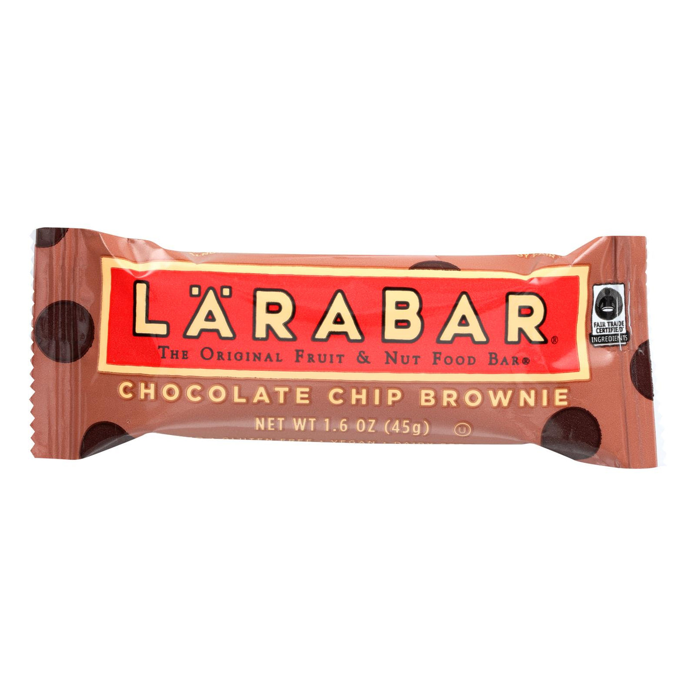 Larabar - Chocolate Chip Brownie - Case Of 16 - 1.6 Oz | OnlyNaturals.us