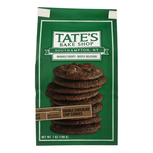 Tate's Bake Shop Double Chocolate Chip Cookies - Case Of 12 - 7 Oz. | OnlyNaturals.us