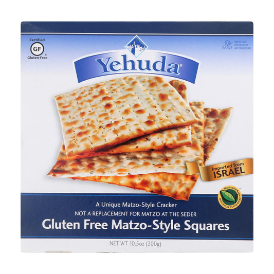 Yehuda Matzo Gluten Free Crackers - Case Of 12 - 10.5 Oz. | OnlyNaturals.us