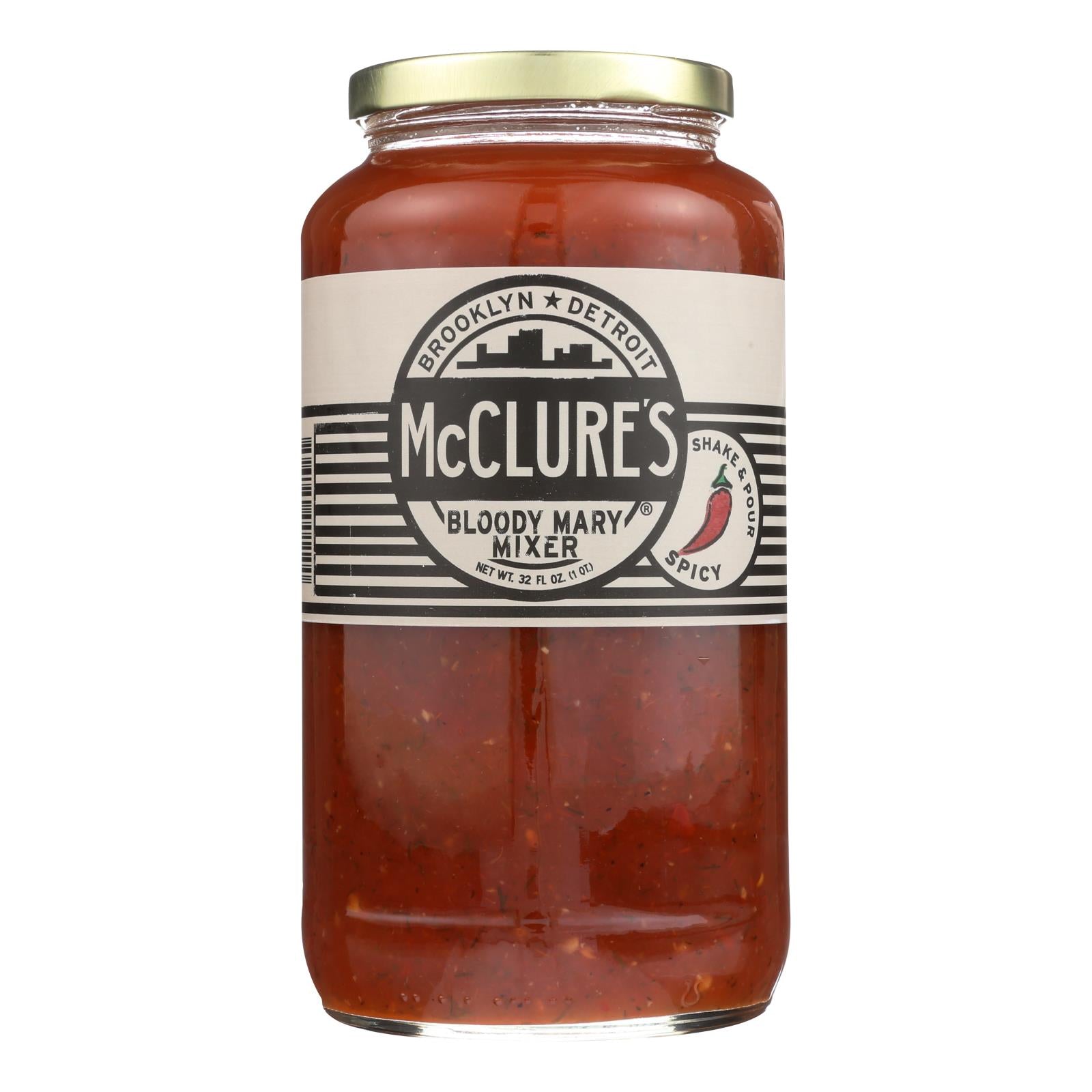 Mcclure's Pickles Bloody Mary Mixer - Case Of 6 - 32 Oz. | OnlyNaturals.us