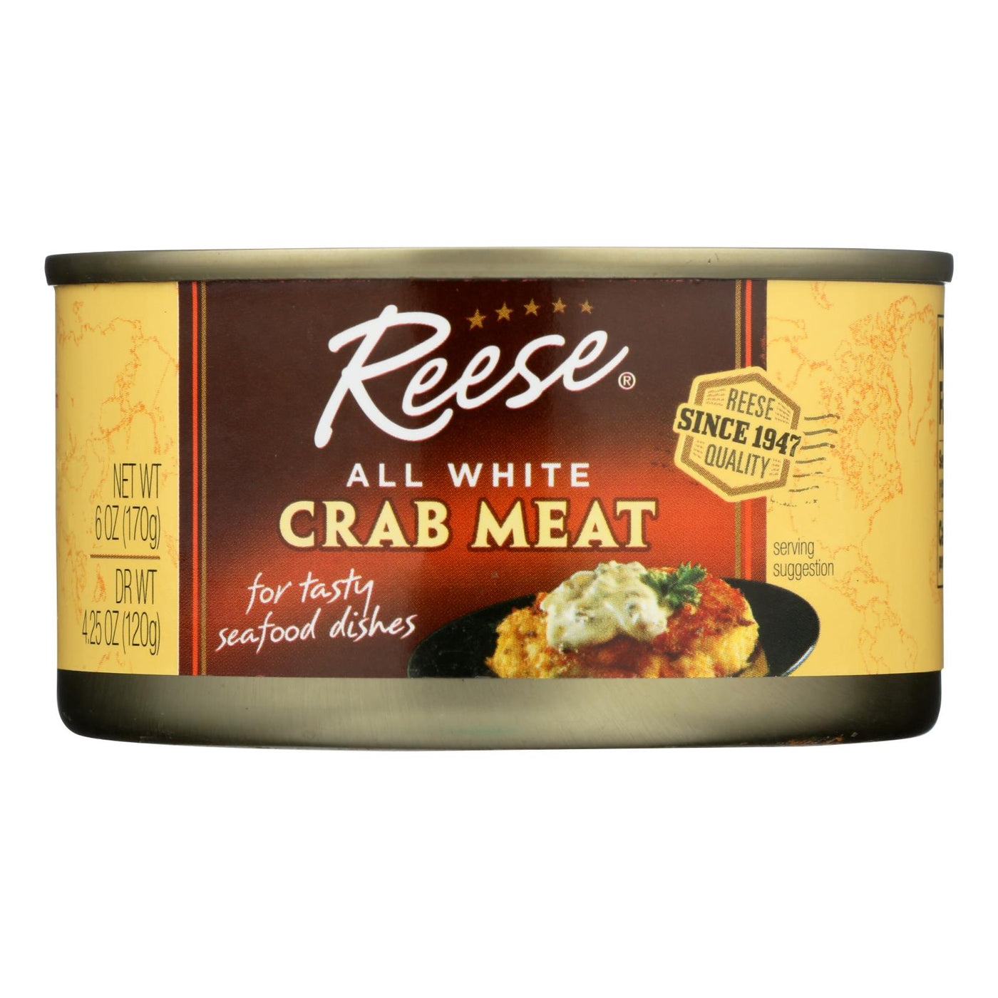 Reese Crabmeat - All White - Case Of 12 - 6 Oz | OnlyNaturals.us