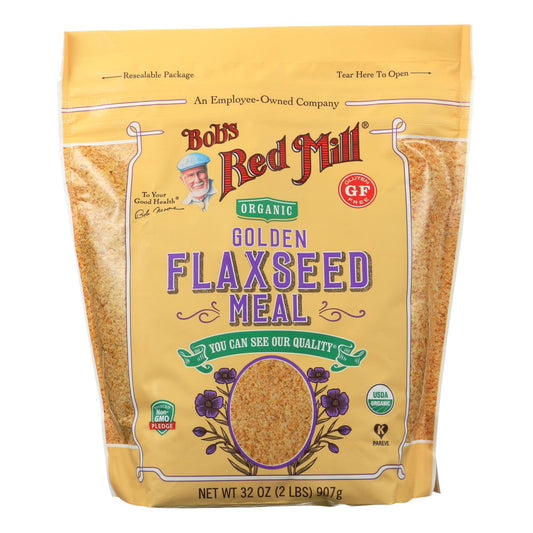 Bob's Red Mill - Organic Flaxseed Meal - Golden - Case Of 4 - 32 Oz | OnlyNaturals.us