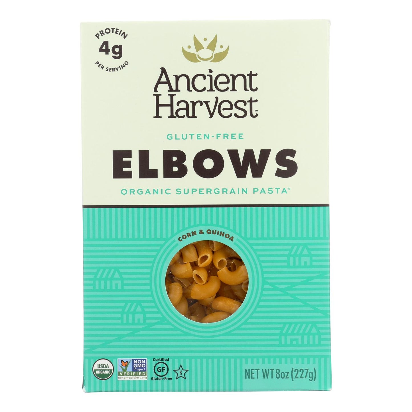 Ancient Harvest Organic Quinoa Supergrain Pasta - Elbows - Case Of 12 - 8 Oz | OnlyNaturals.us