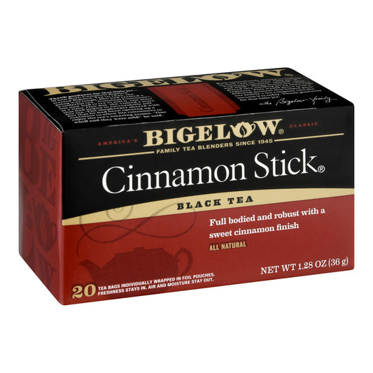 Bigelow Tea Cinnamon Stick Black Tea - Case Of 6 - 20 Bags | OnlyNaturals.us