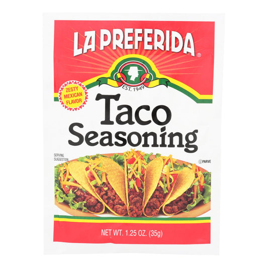 La Preferida Taco Seasoning - Case Of 12 - 1.25 Oz | OnlyNaturals.us