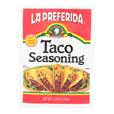 La Preferida Taco Seasoning - Case Of 12 - 1.25 Oz | OnlyNaturals.us
