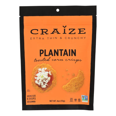 Craize - Corn Crisps Plantain Toasted - Case Of 6 - 4 Oz | OnlyNaturals.us