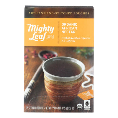 Mighty Leaf Tea - Tea Afrcn Nctr Stched - Case Of 6 - 15 Bag | OnlyNaturals.us