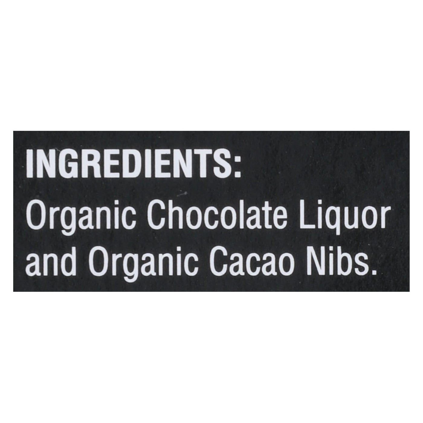 Pascha - Bar Dark Chocolate  100% Nibs - Case Of 10 - 2.82 Oz | OnlyNaturals.us