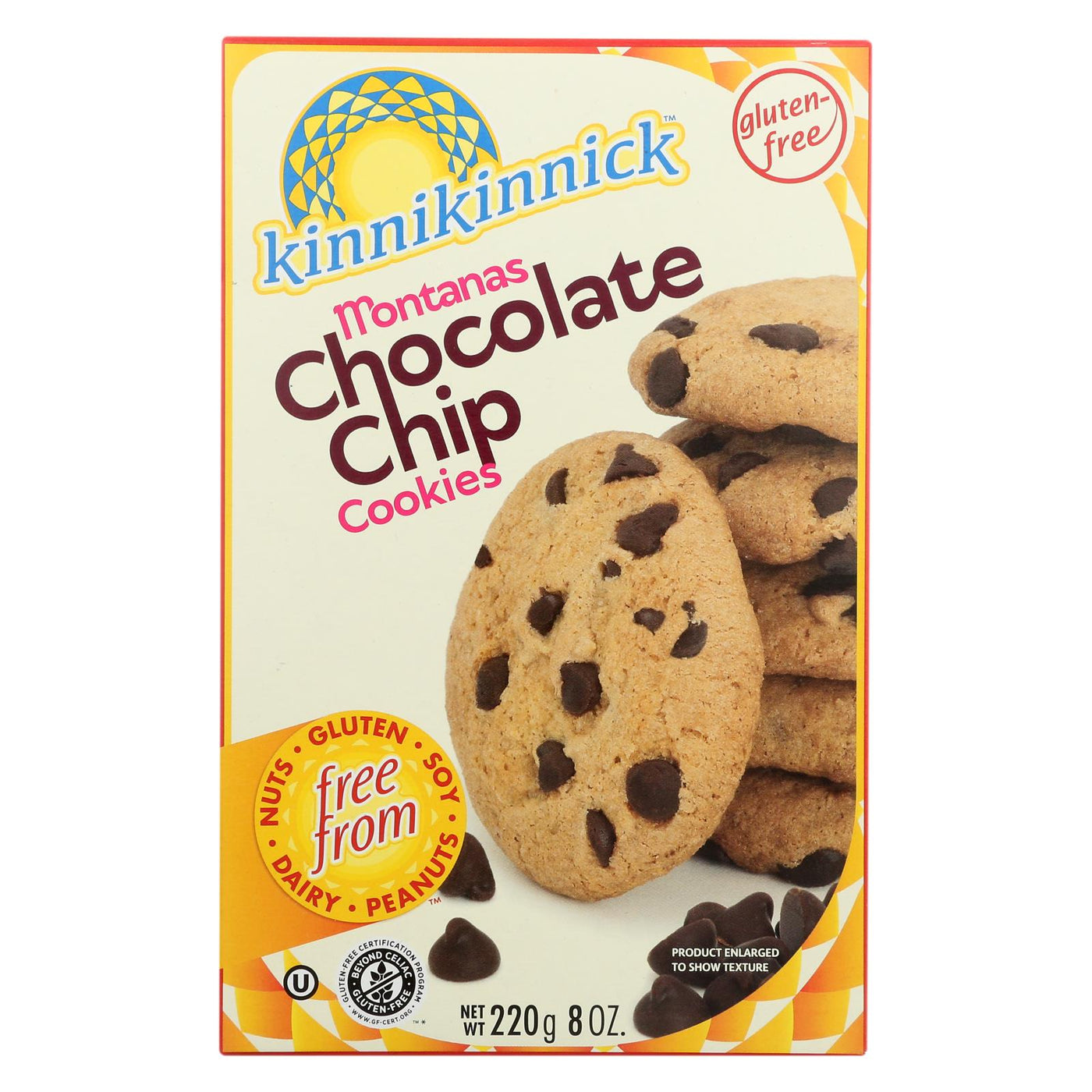 Kinnikinnick Cookies - Chocolate Chip - Case Of 6 - 8 Oz. | OnlyNaturals.us