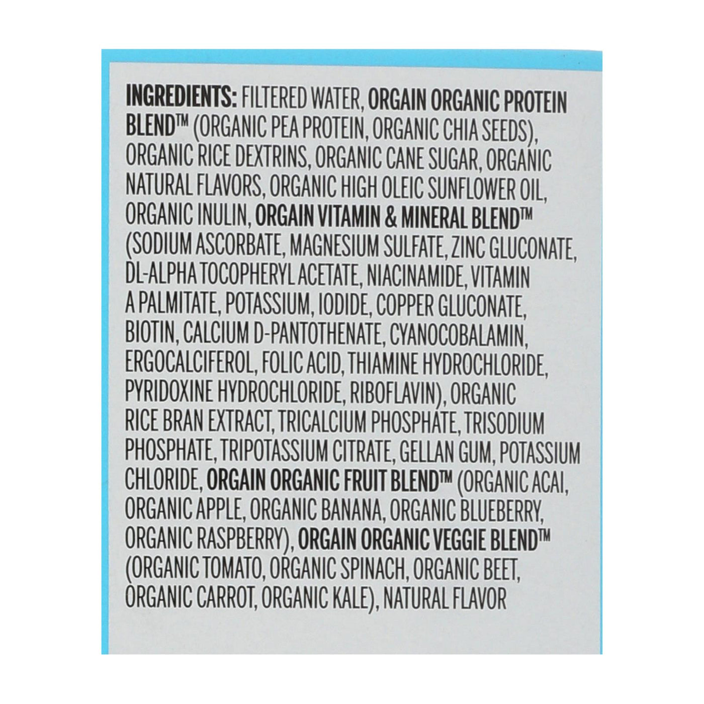 Orgain Organic Vegan Nutrition Shakes - Vanilla - Case Of 3 - 4-11 Fz | OnlyNaturals.us