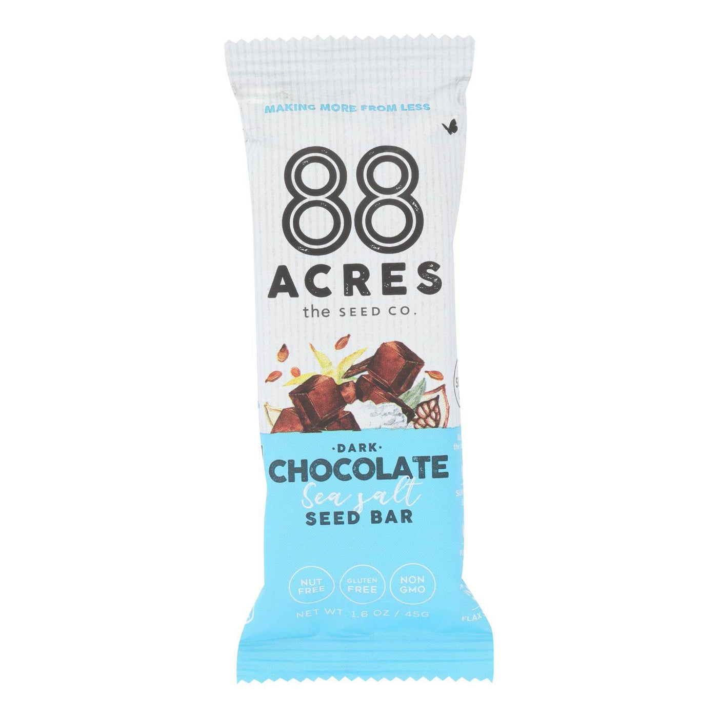 Buy 88 Acres - Bars - Chocolate And Sea Salt - Case Of 9 - 1.6 Oz.  at OnlyNaturals.us