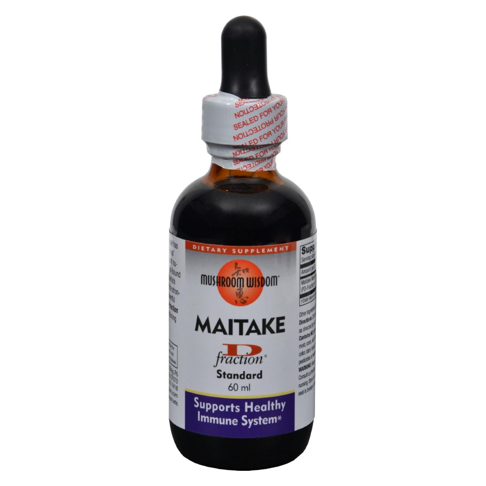 Mushroom Wisdom Maitake D-fraction - 60 Ml | OnlyNaturals.us