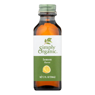 Simply Organic Lemon Flavor - Organic - 2 Oz | OnlyNaturals.us