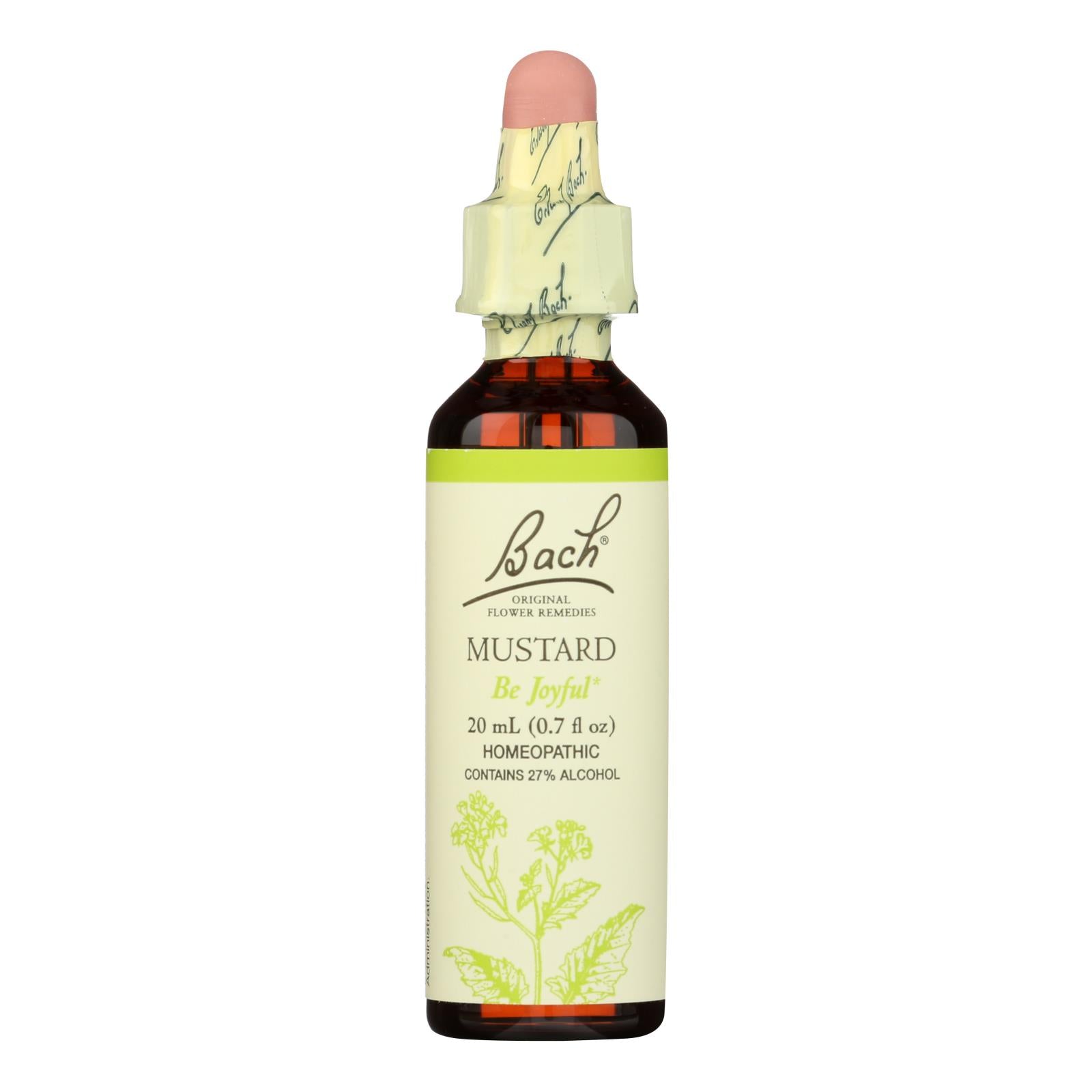 Bach Flower Remedies Essence Mustard - 0.7 Fl Oz | OnlyNaturals.us