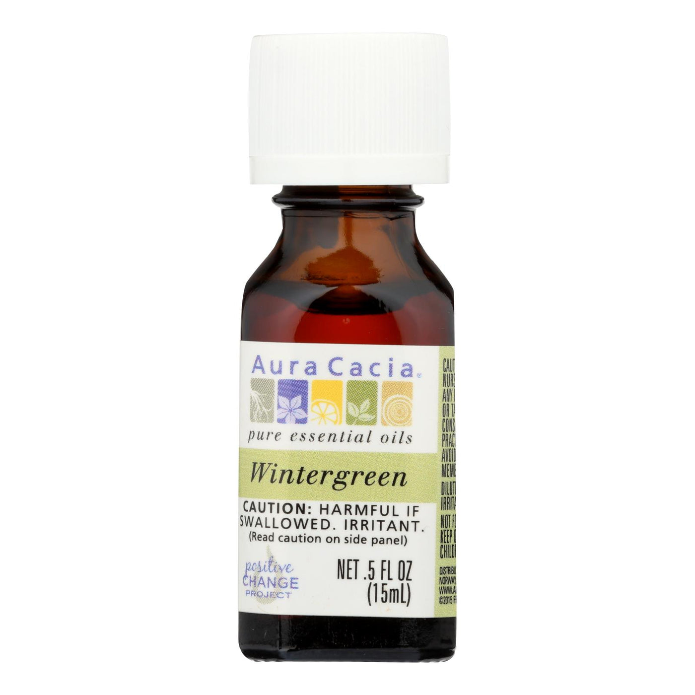 Aura Cacia - Pure Essential Oil Wintergreen - 0.5 Fl Oz | OnlyNaturals.us
