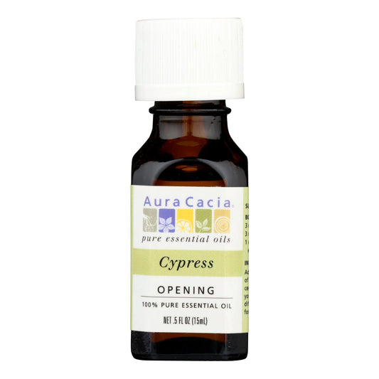 Aura Cacia - Essential Solutions Oil Cypress - 0.5 Fl Oz | OnlyNaturals.us