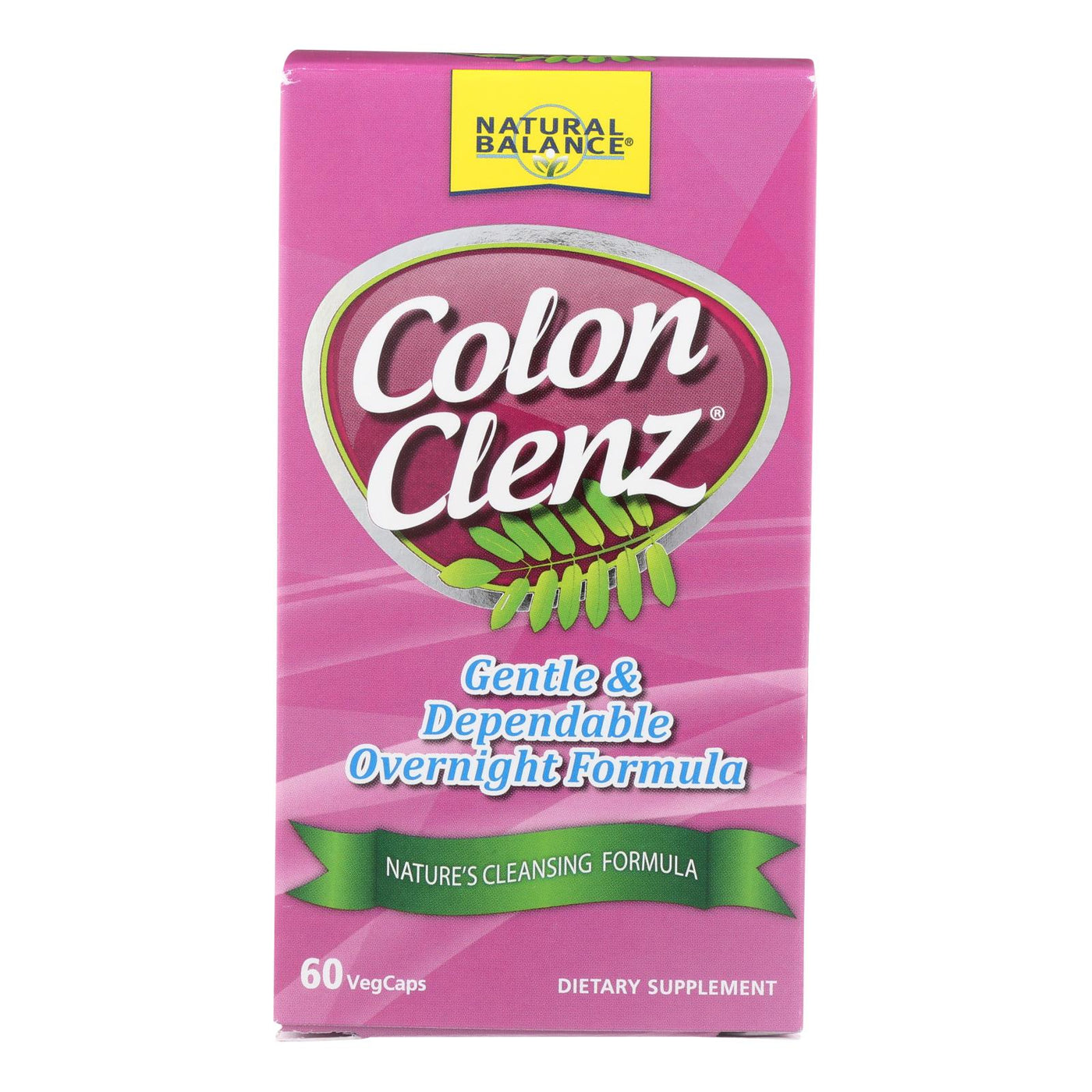 Natural Balance Colon Clenz - 60 Vegetable Capsules | OnlyNaturals.us