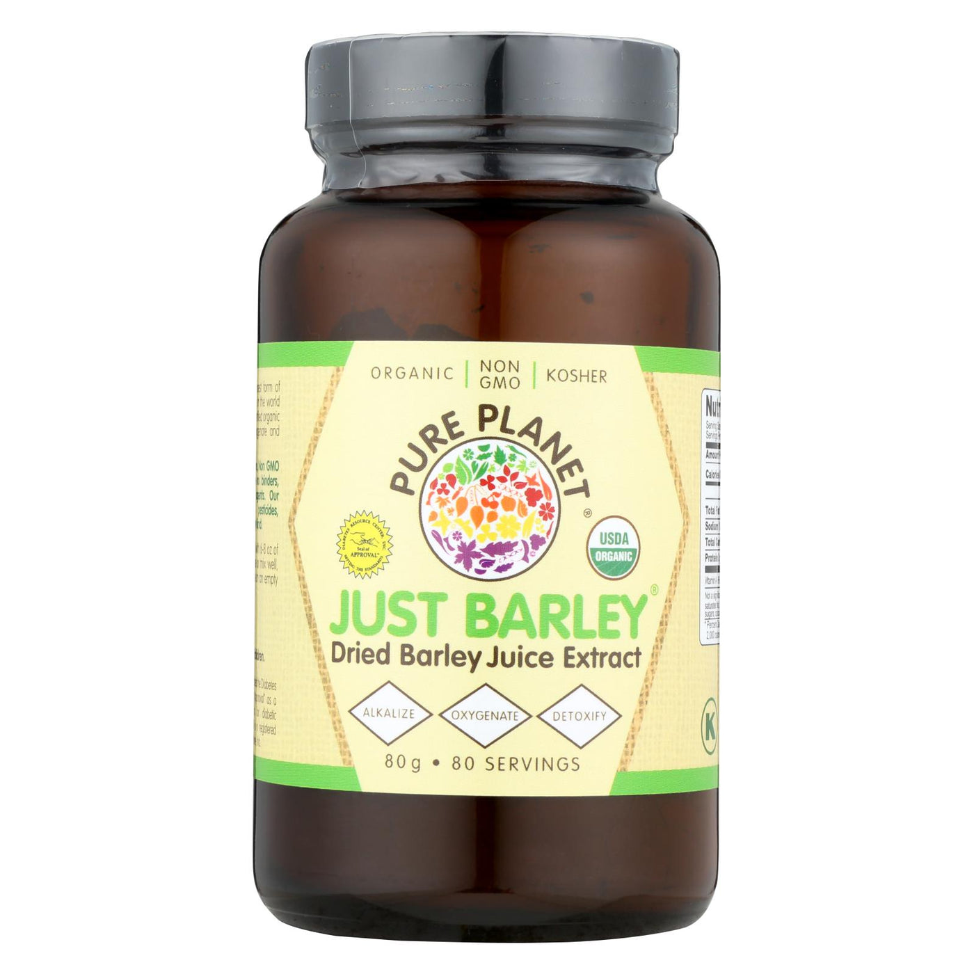 Pure Planet Just Barley Nature's Organic Nutrition Support - 2.8 Oz | OnlyNaturals.us