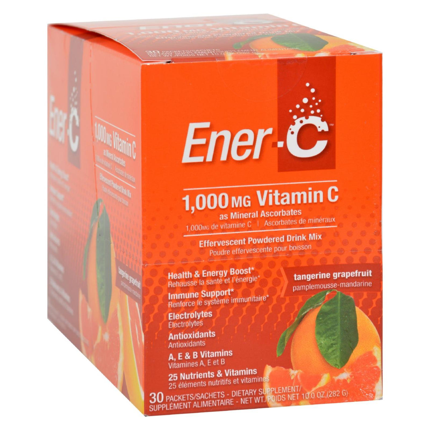 Ener-c Vitamin Drink Mix - Tangerine Grapefruit - 1000 Mg - 30 Packets | OnlyNaturals.us