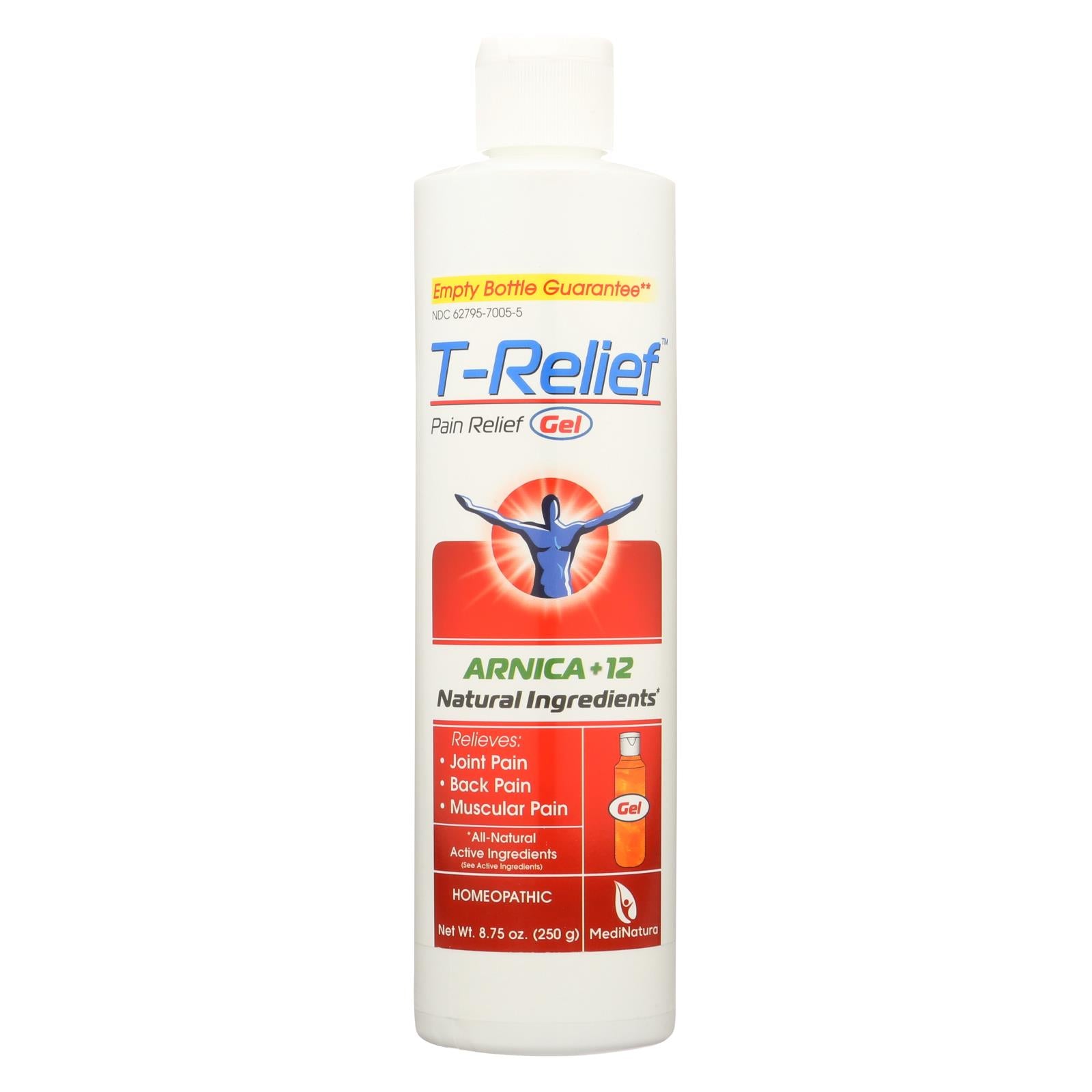 T-relief - Pain Relief Gel - Arnica - 8.75 Oz | OnlyNaturals.us