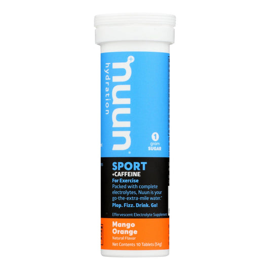 Nuun Hydration Nuun Energy - Mango Orange - Case Of 8 - 10 Tablets | OnlyNaturals.us