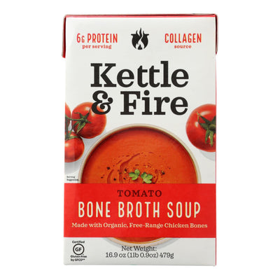 Kettle And Fire Soup - Tomato Soup - Case Of 6 - 16.9 Oz. | OnlyNaturals.us