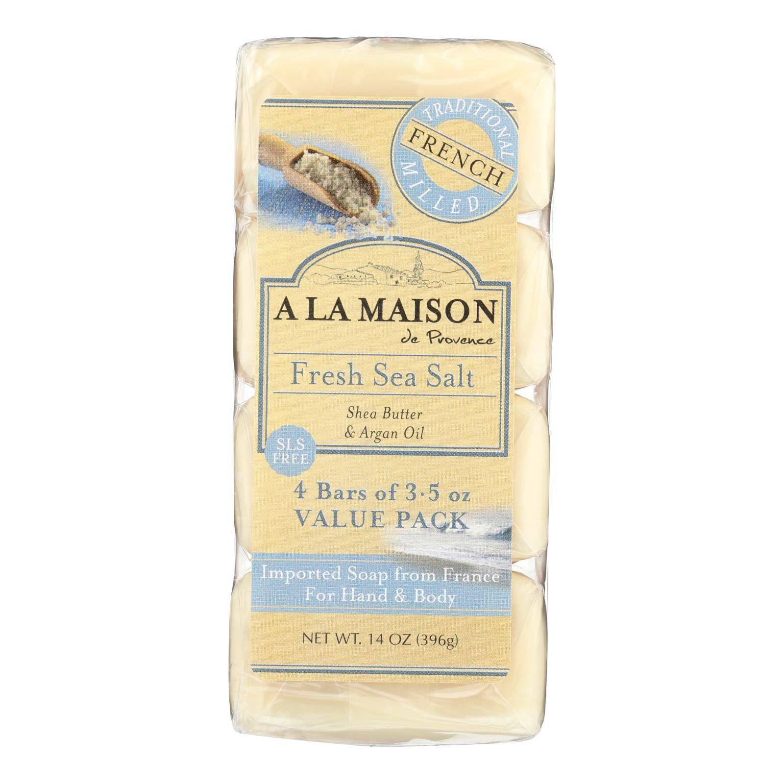 Buy A La Maison - Bar Soap - Fresh Sea Salt - 4-3.5 Oz  at OnlyNaturals.us