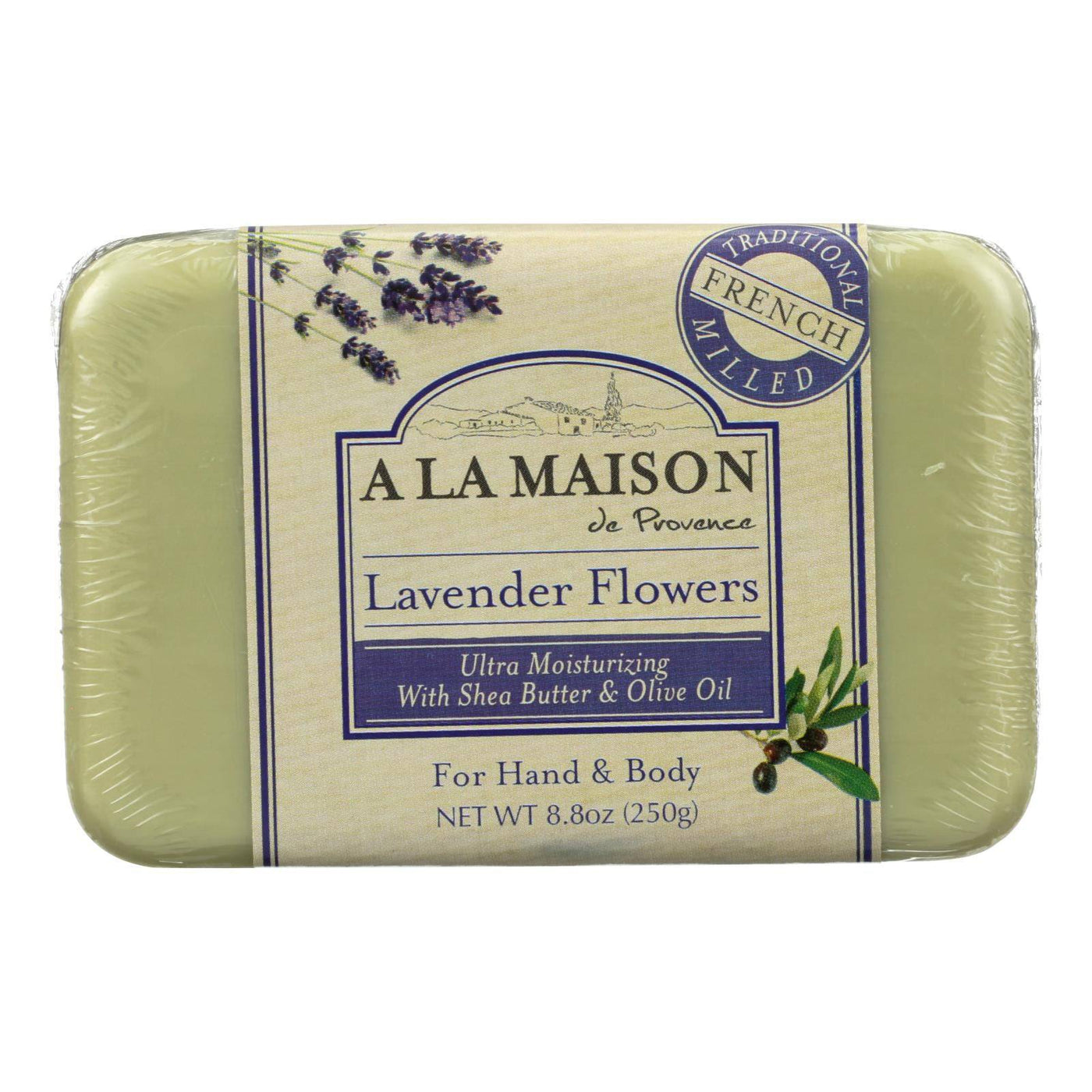 A La Maison - Bar Soap - Lavender Flowers - 8.8 Oz | OnlyNaturals.us