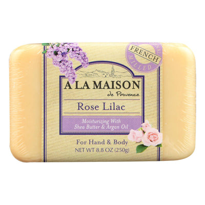 A La Maison - Bar Soap - Rose Lilac - 8.8 Oz | OnlyNaturals.us