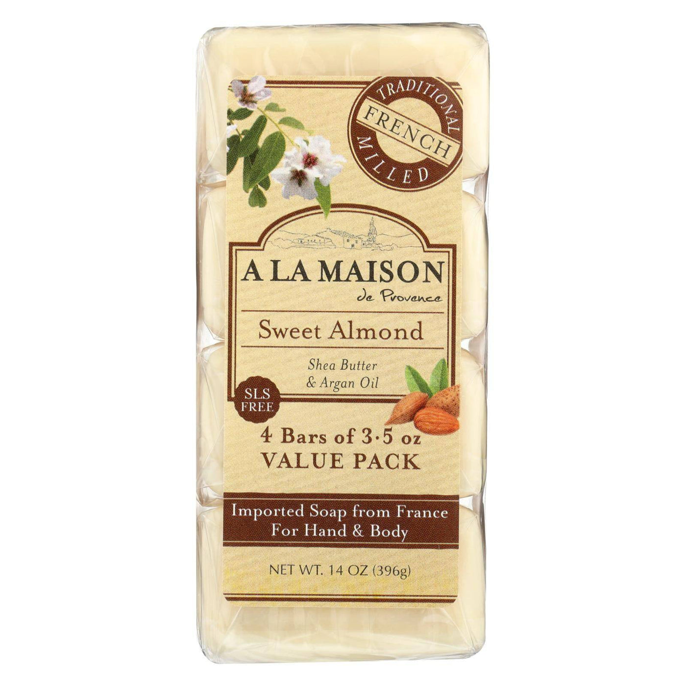 Buy A La Maison - Bar Soap - Sweet Almond - 4-3.5 Oz  at OnlyNaturals.us