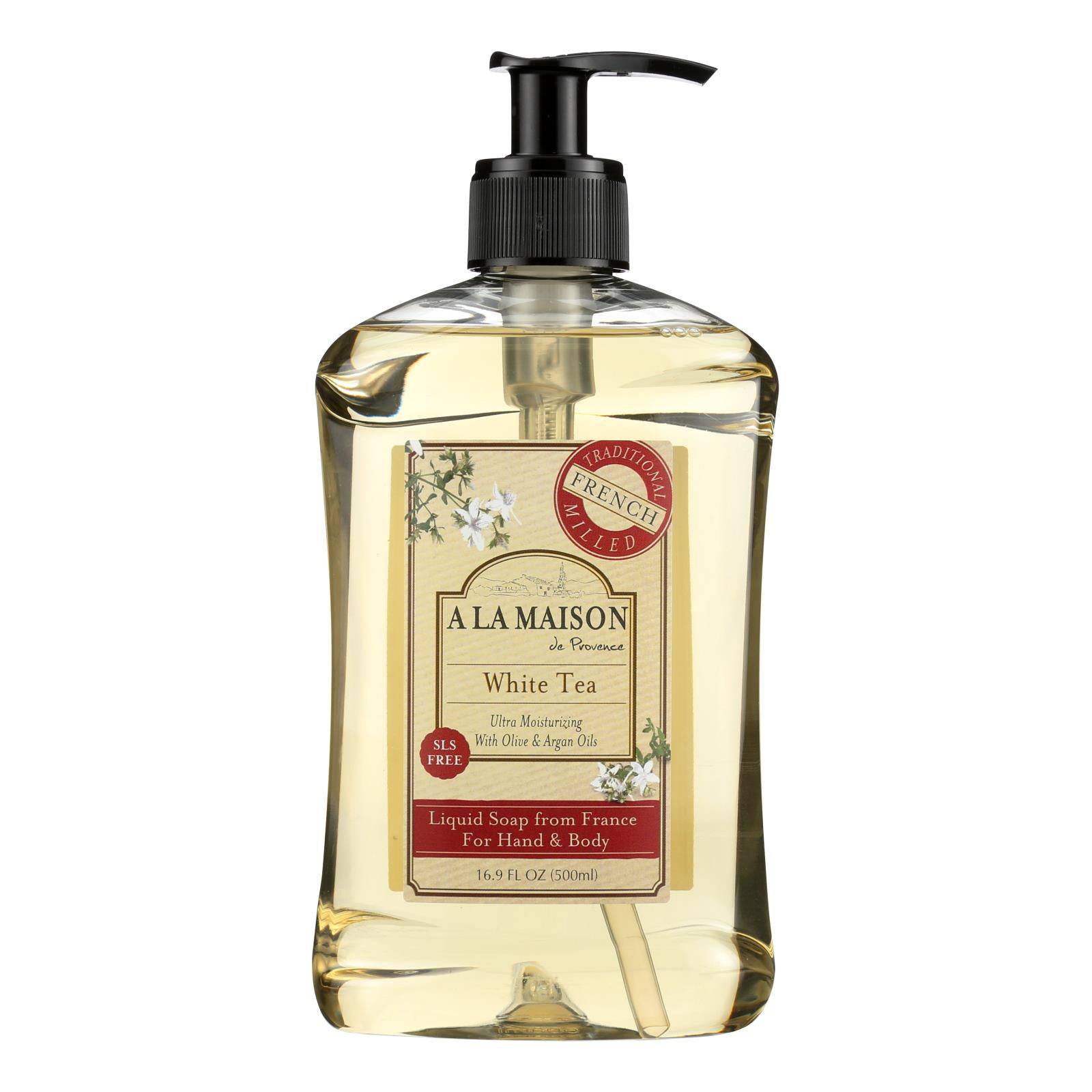 A La Maison - French Liquid Soap - White Tea - 16.9 Fl Oz | OnlyNaturals.us