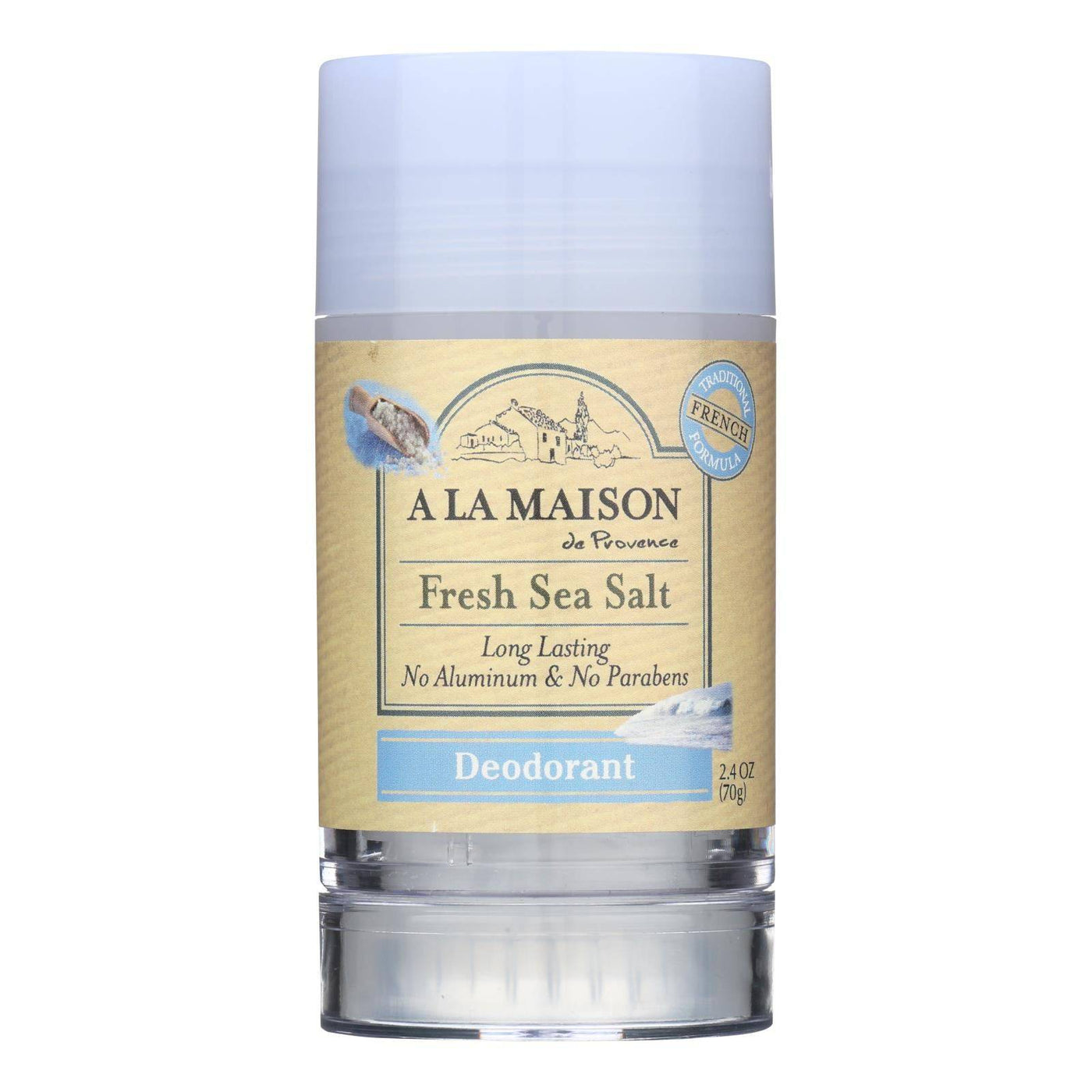 A La Maison - Deodorant - Fresh Sea Salt - 2.4 Oz | OnlyNaturals.us