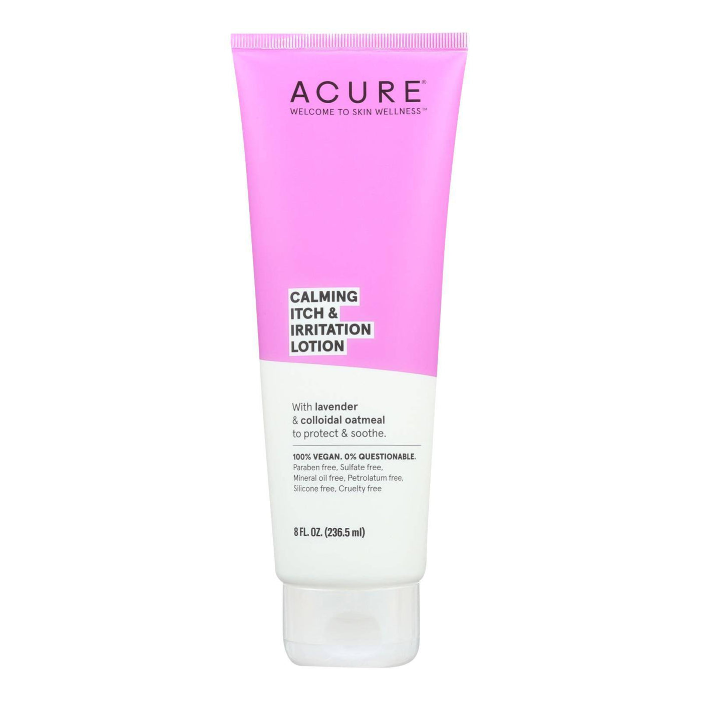 Acure - Lotion - Calming Itch And Irritation Lotion - Lavendar And Oatmeal - 8 Fl Oz. | OnlyNaturals.us