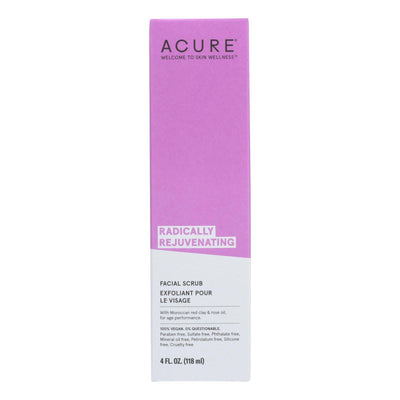 Acure - Scrub - Facial - Pore Minimize - 4 Fl Oz | OnlyNaturals.us