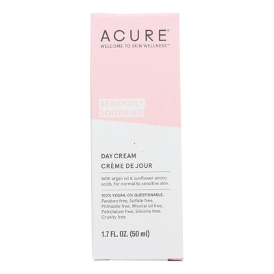 Acure Sensitive Facial Cream - Argan Oil And Sunflower Amino Acids - 1.75 Fl Oz. | OnlyNaturals.us