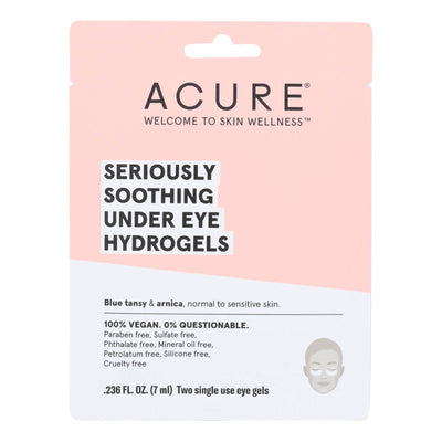 Acure - Seriously Soothing Under Eye Hydrogels - Case Of 12 - 0.236 Fl Oz. | OnlyNaturals.us