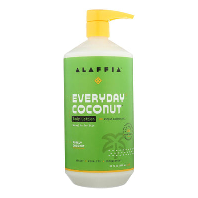 Buy Alaffia - Everyday Lotion - Hydrating Coconut - 32 Fl Oz.  at OnlyNaturals.us