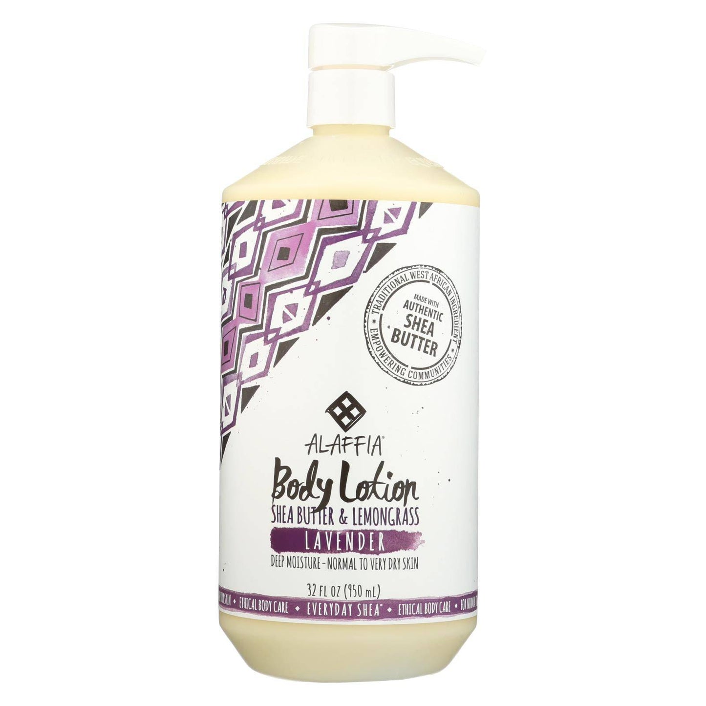 Alaffia - Everyday Lotion - Lavender - 32 Oz. | OnlyNaturals.us