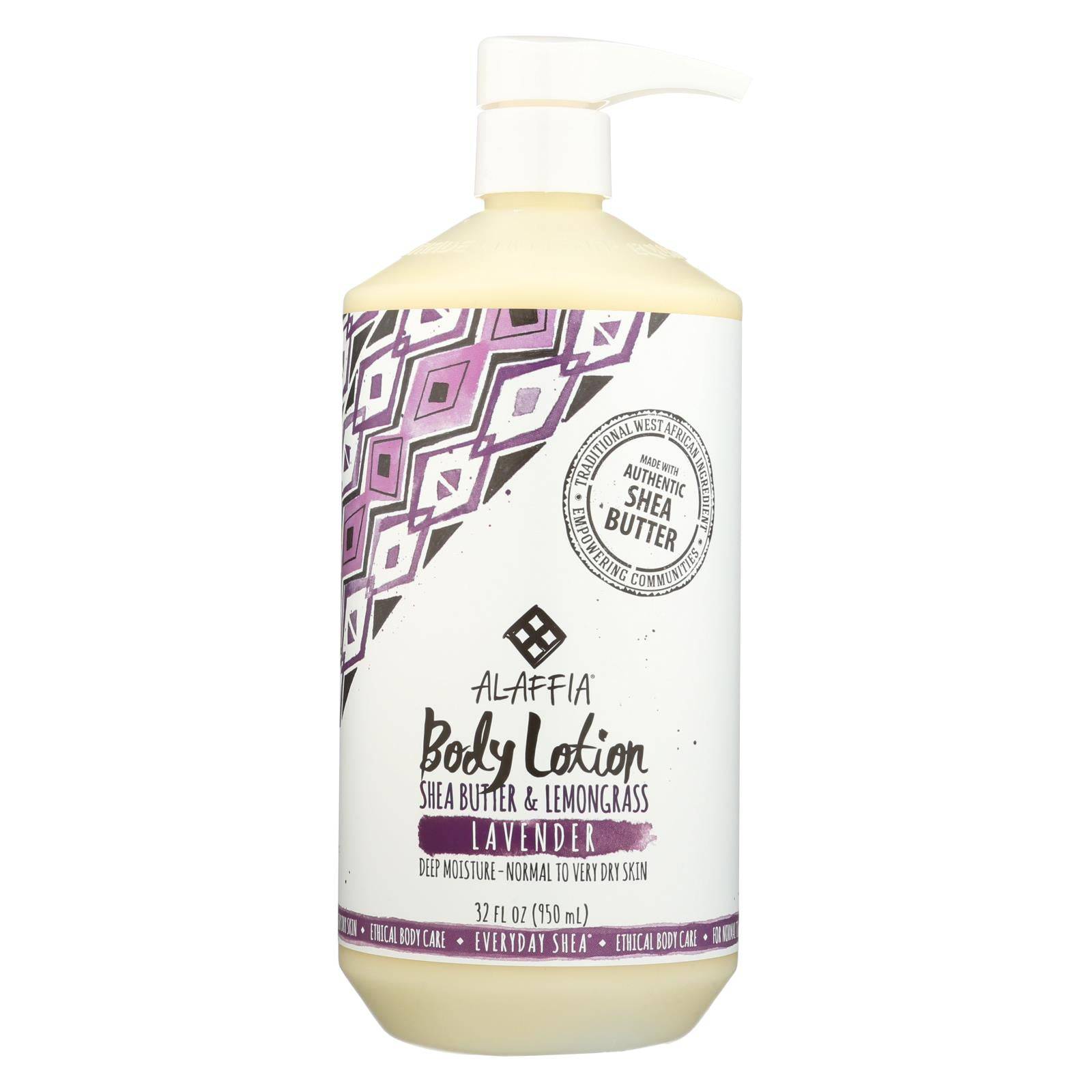 Alaffia - Everyday Lotion - Lavender - 32 Oz. | OnlyNaturals.us