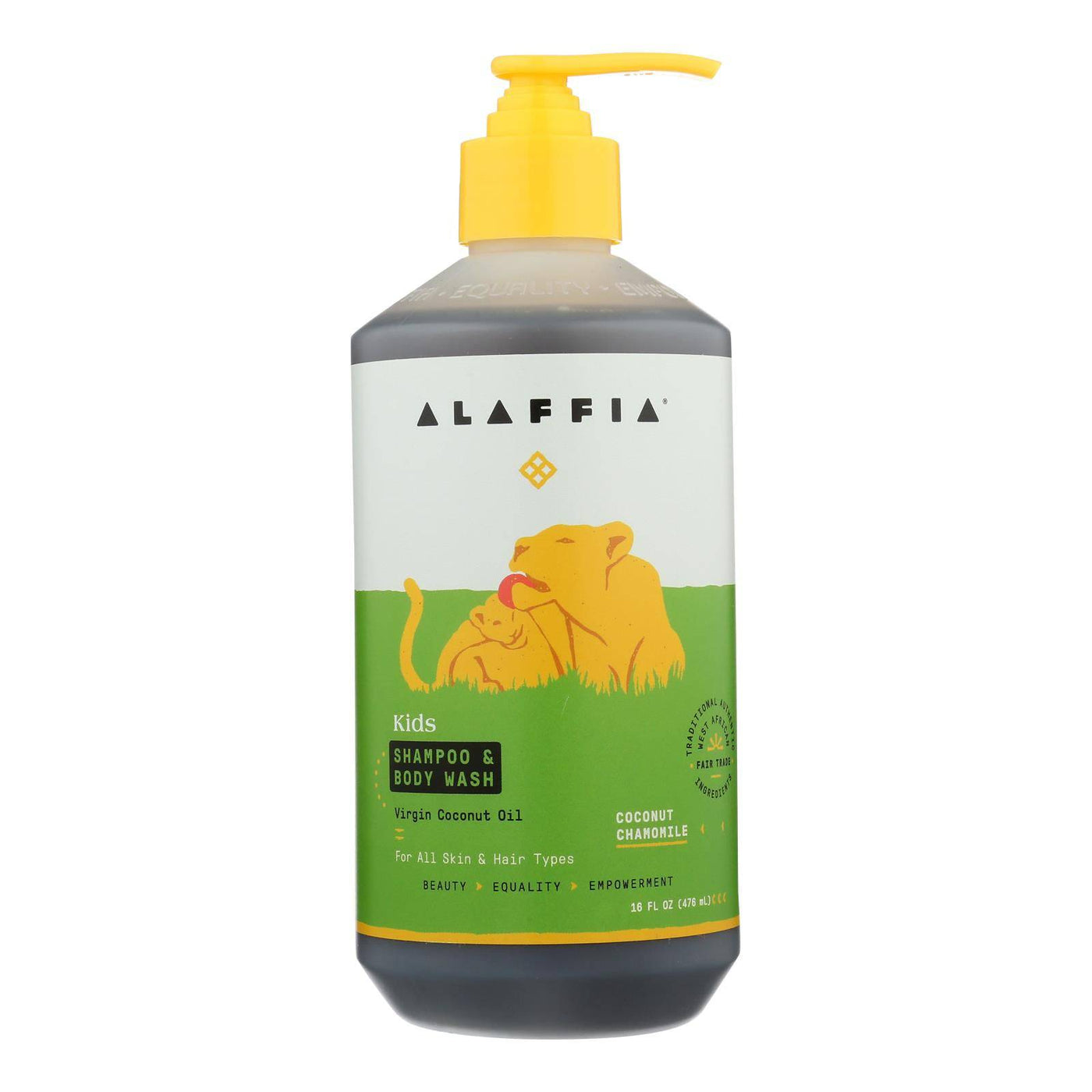 Alaffia - Everyday Shampoo And Body Wash - Coconut Chamomile - 16 Fl Oz. | OnlyNaturals.us