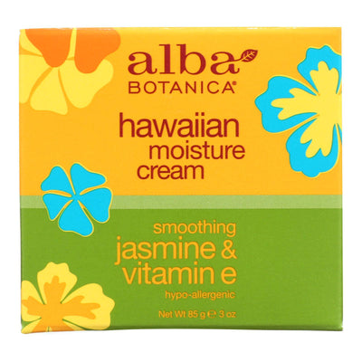 Alba Botanica - Hawaiian Moisture Cream Jasmine And Vitamin E - 3 Oz | OnlyNaturals.us