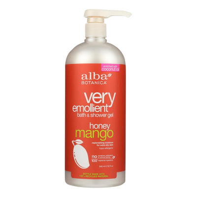 Buy Alba Botanica - Very Emollient Bath And Shower Gel - Honey Mango - 32 Fl Oz  at OnlyNaturals.us