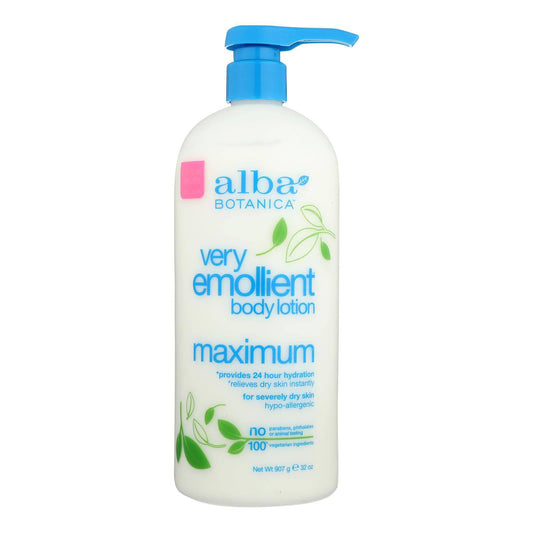 Buy Alba Botanica - Very Emollient Body Lotion - Maximum - 32 Oz  at OnlyNaturals.us