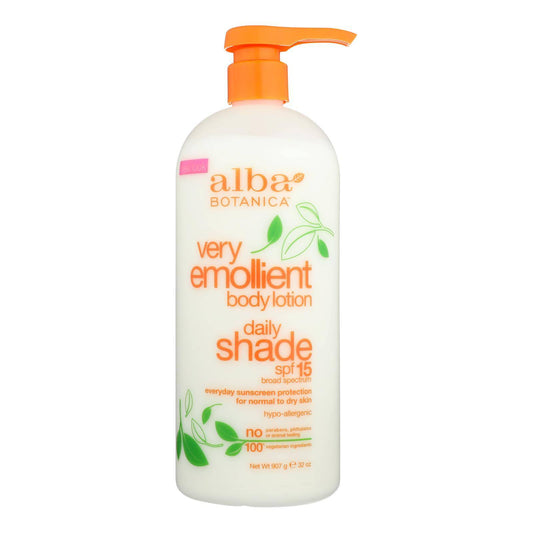 Alba Botanica - Very Emollient Natural Body Lotion Spf 15 - 32 Fl Oz | OnlyNaturals.us