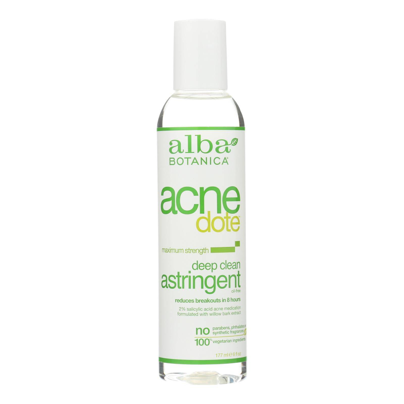 Buy Alba Botanica - Acnedote Deep Clean Astringent - 6 Oz  at OnlyNaturals.us