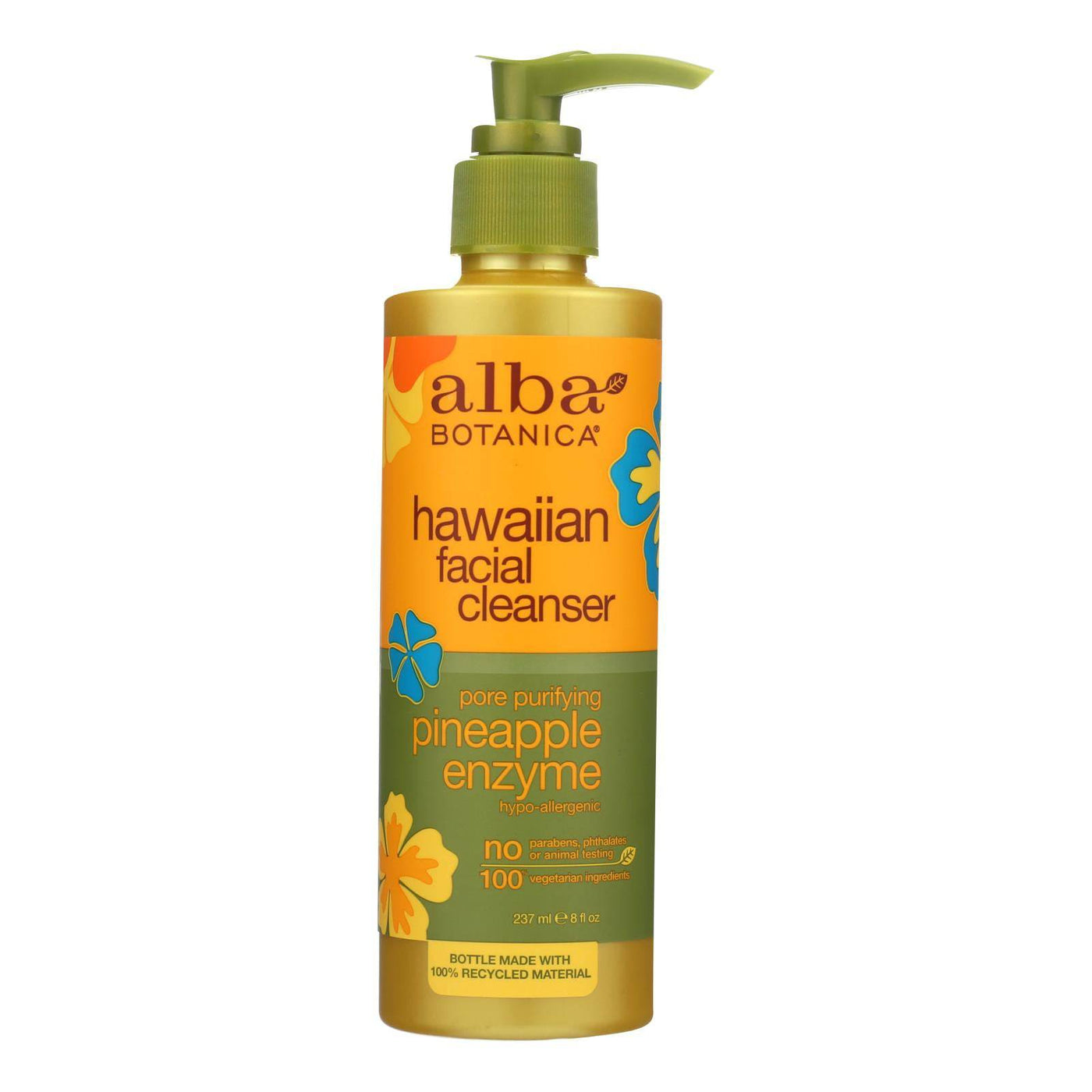 Alba Botanica - Enzyme Facial Cleanser Pineapple - 8 Fl Oz | OnlyNaturals.us