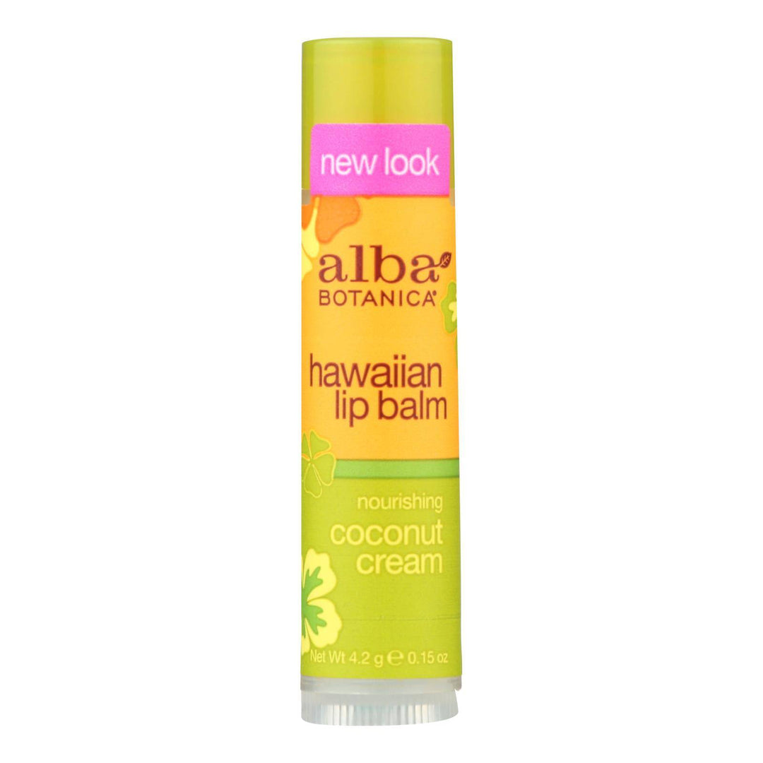 Buy Alba Botanica - Lip Balm - Coconut Cream - Case Of 24 - .15 Oz  at OnlyNaturals.us